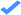 Blue checkmark icon