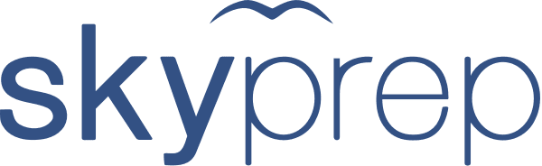 SkyPrep Logo Blue