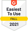 G2 Easiest to Use Fall 2021