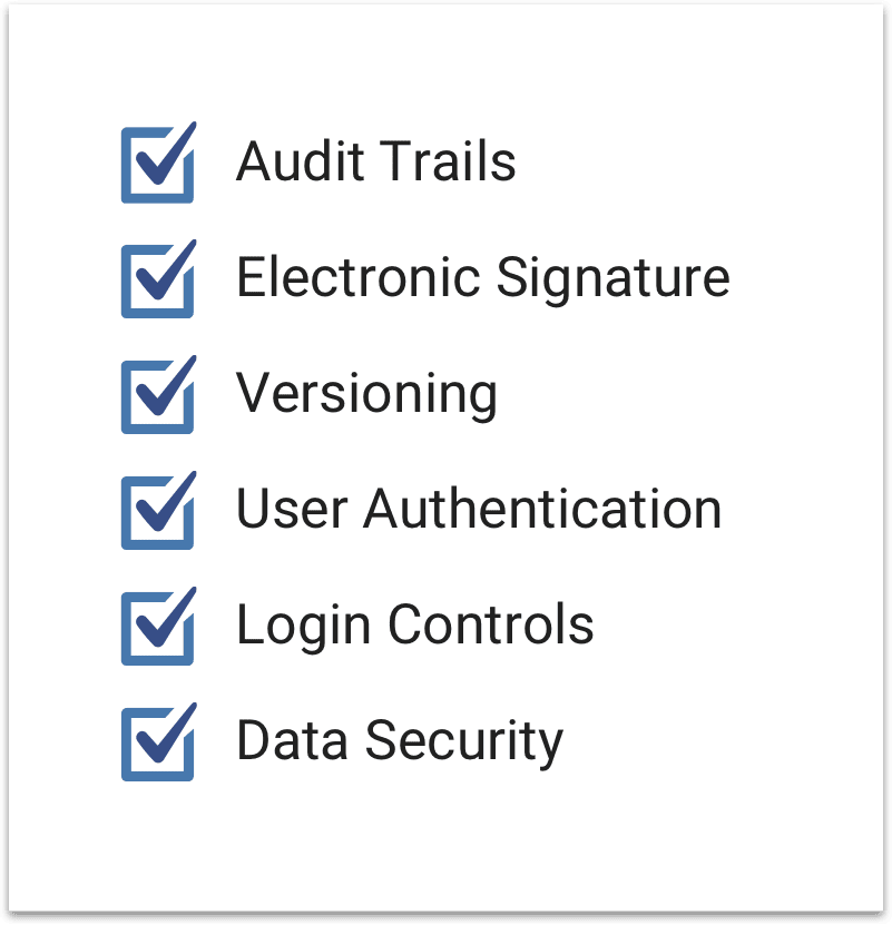 FDA 21 CFR Part 11 Compliance