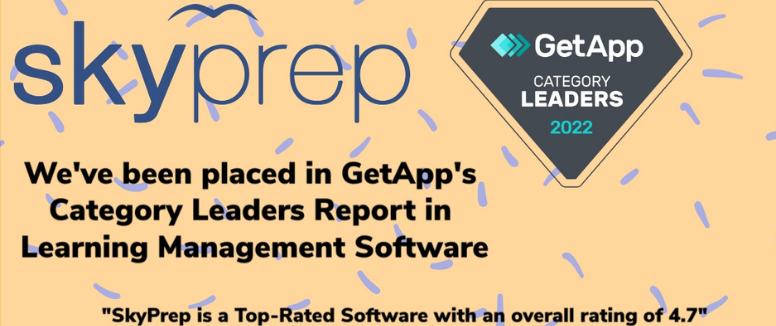 Blog post image pertaining to SkyPrep Named Category Leaders for Learning Management Software