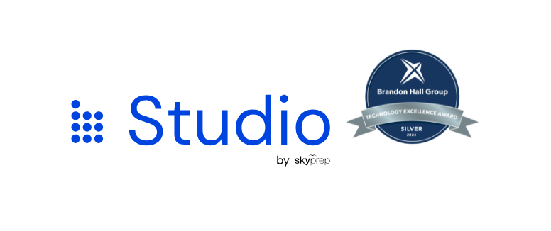 Blog post image pertaining to Studio by SkyPrep Wins Silver for Excellence in Content Authoring Technology