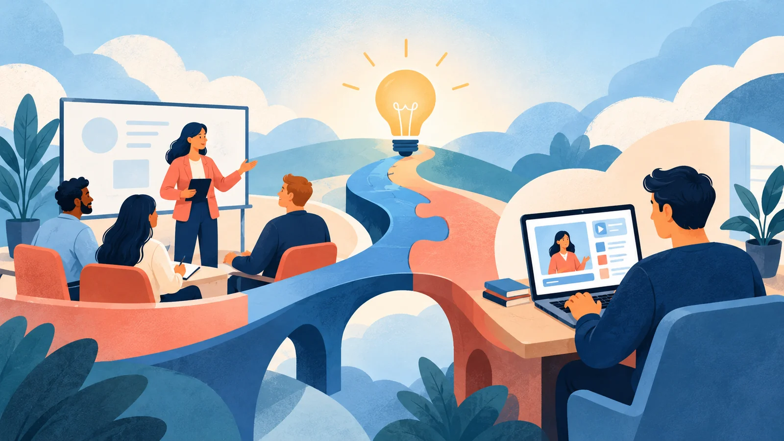 Blog post image pertaining to Five Tips for Creating An Effective Blended Training Program