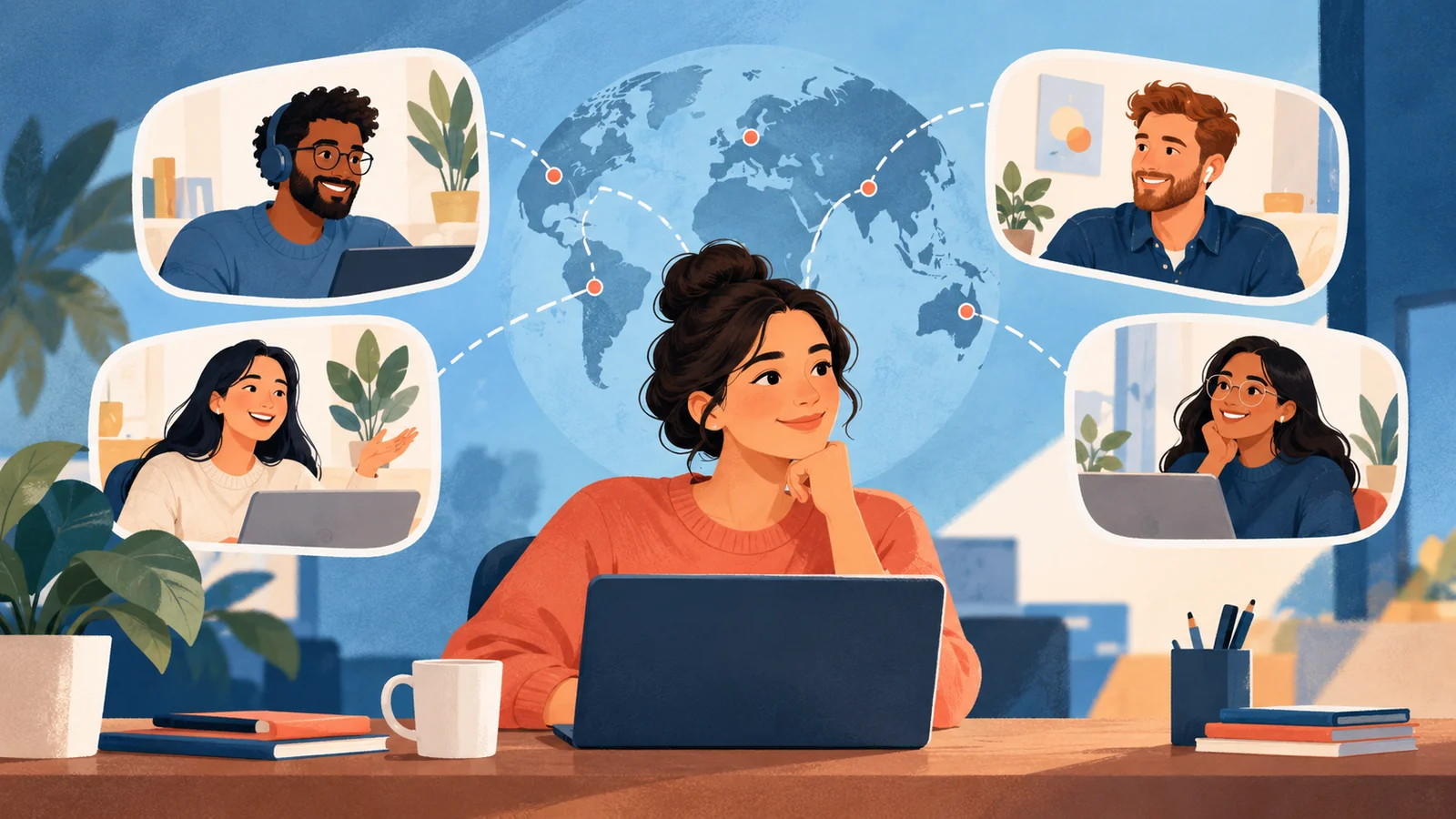 Blog post image pertaining to How to Manage Remote Employees Effectively