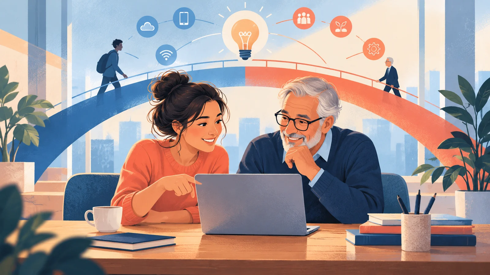 Blog post image pertaining to How Reverse Mentoring Programs can Bridge the Technology Divide