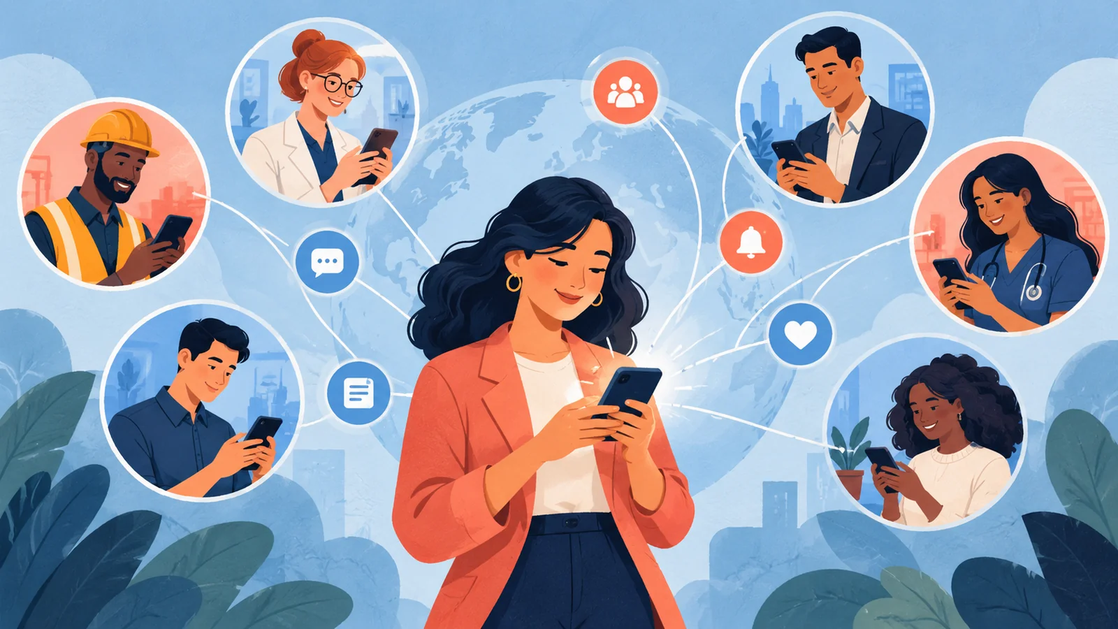 Blog post image pertaining to Mobile apps help HR pros reach many employees at once