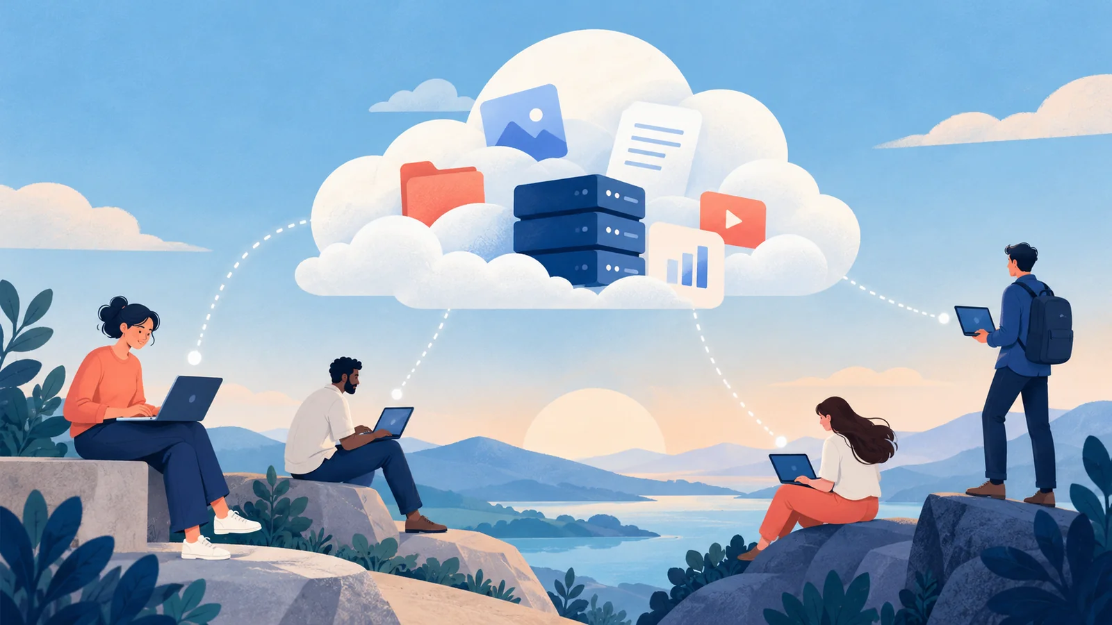 Blog post image pertaining to Web Based Software: The Promise of Working in the Cloud