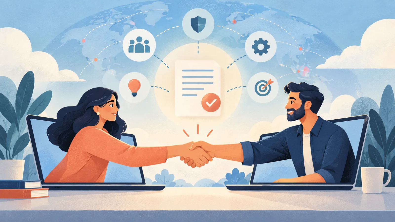 Blog post image pertaining to 5 Tips for Effective E-Contracting