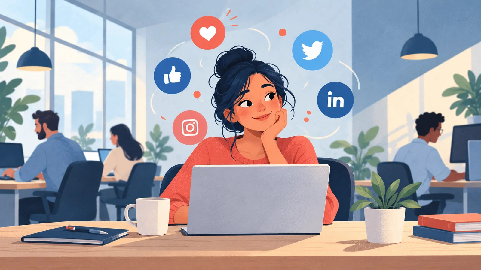 Blog post image pertaining to Study Shows Majority of Employees Use Social Media at Work
