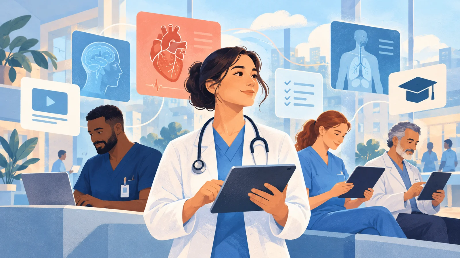 Blog post image pertaining to E-learning Software Plays a Rising Role in Health Care