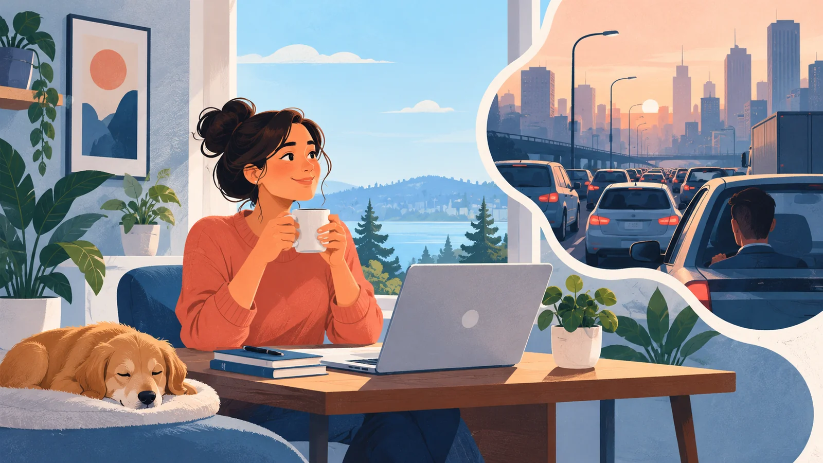 Blog post image pertaining to Survey Reveals Workers Prefer Telecommuting