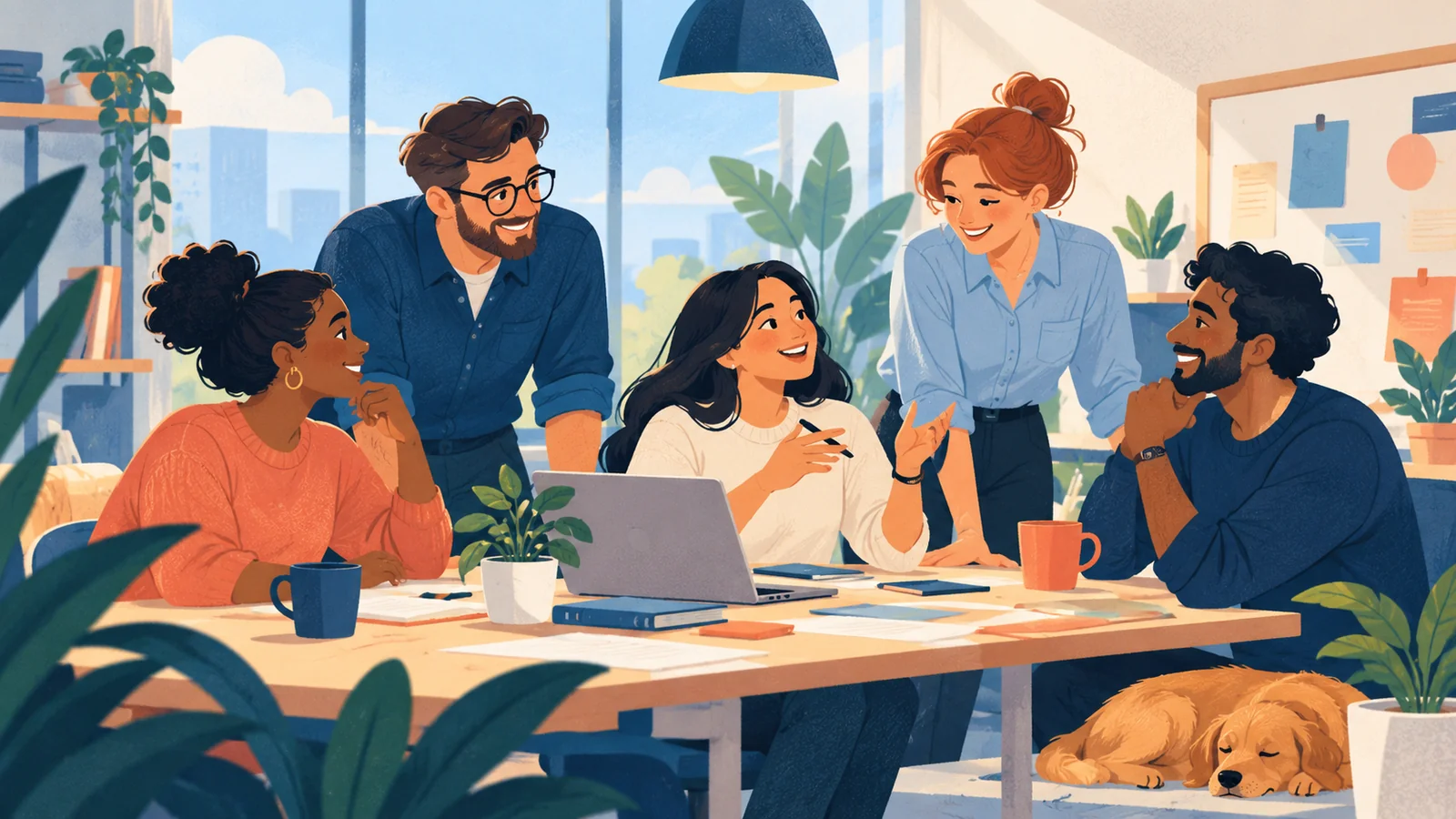 Blog post image pertaining to Five Ways to Stimulate a Friendly Working Environment