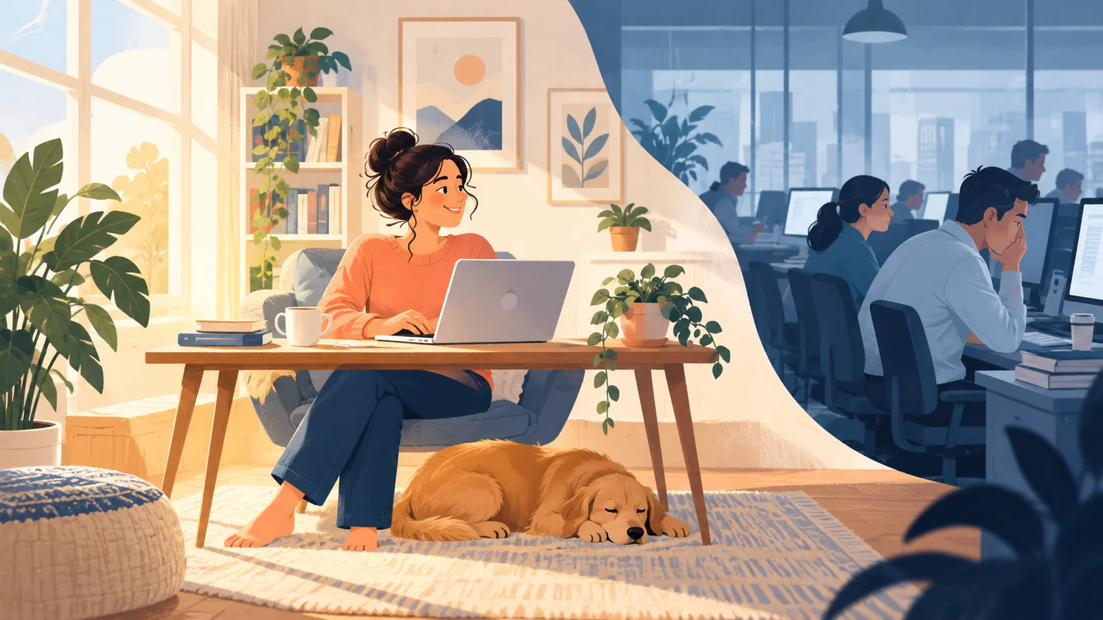 Blog post image pertaining to Is Working at Home a Productivity Solution?