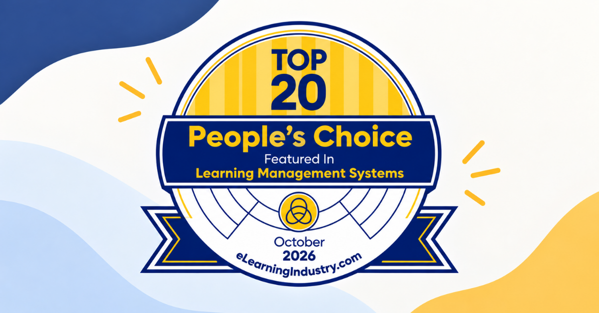 Blog post image pertaining to SkyPrep Named a Top 20 People’s Choice LMS for 2026 